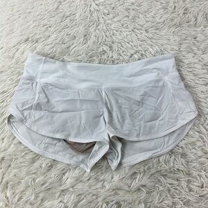 Lululemon Speed Up Short *2.5" White